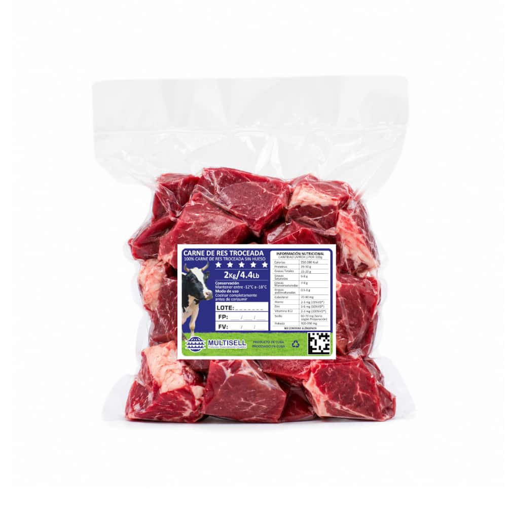 Carne de res troceada Multisell (2 kg / 4.4 lb) - Miniatura 2