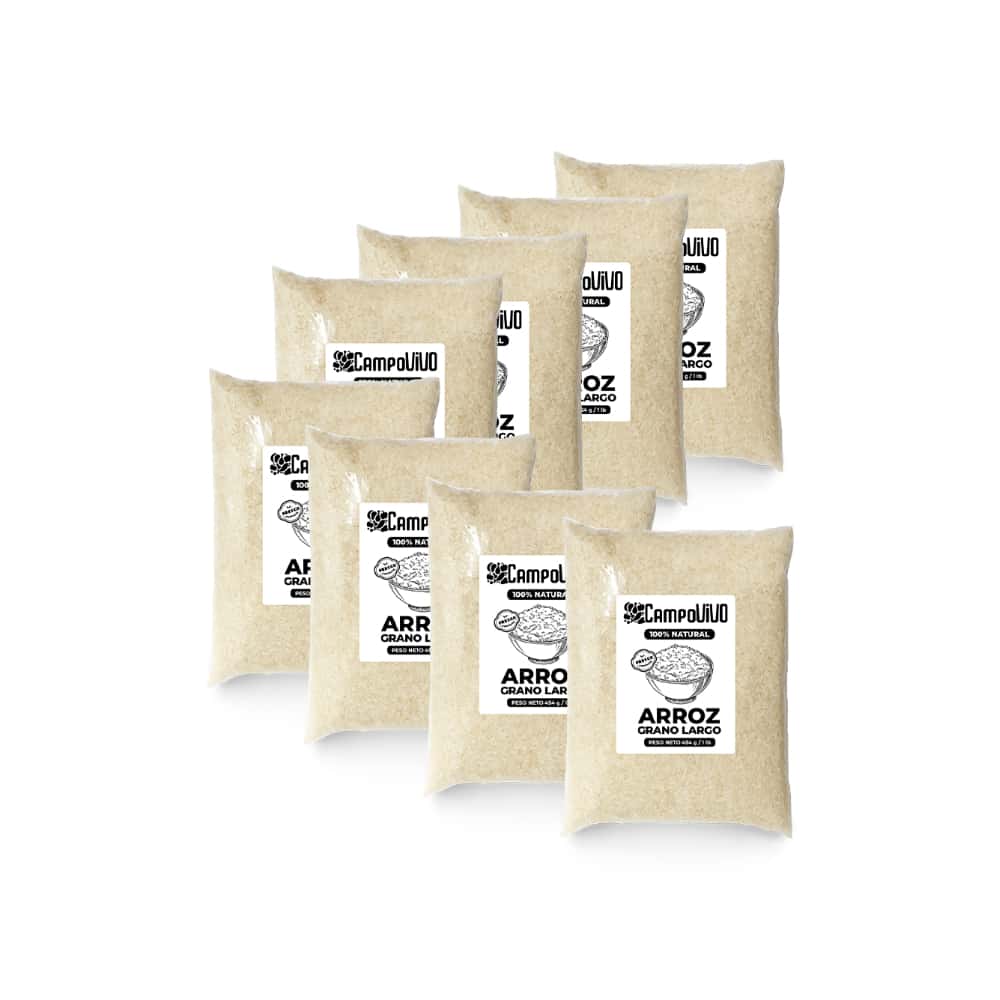 Arroz de grano largo Campo Vivo (8 x 454 g / 1 lb) - Miniatura 1