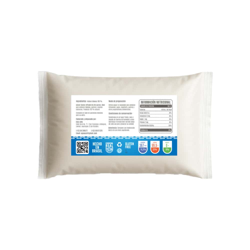 Azúcar blanca refinada Cosecha Real (5 x 1 kg / 2.2 lb) - Miniatura 3