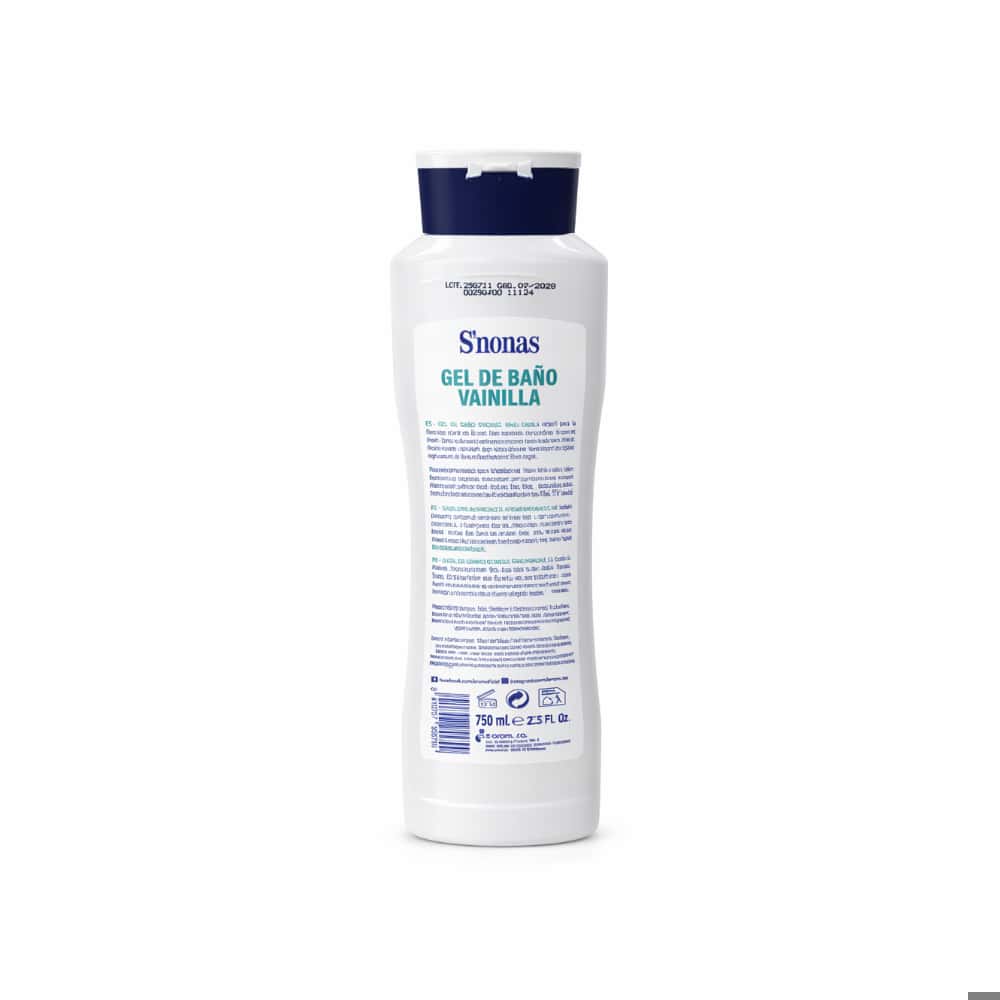 Gel de baño Vainilla S'nonas (750 ml) - Miniatura 2