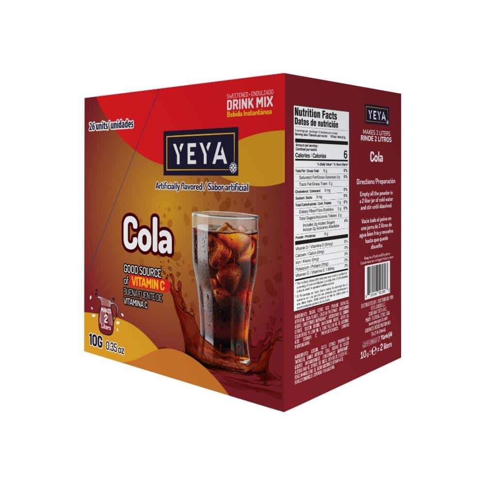 Refresco instantáneo sabor cola YEYA (26 x 10g / 0.3 oz) - Miniatura 2