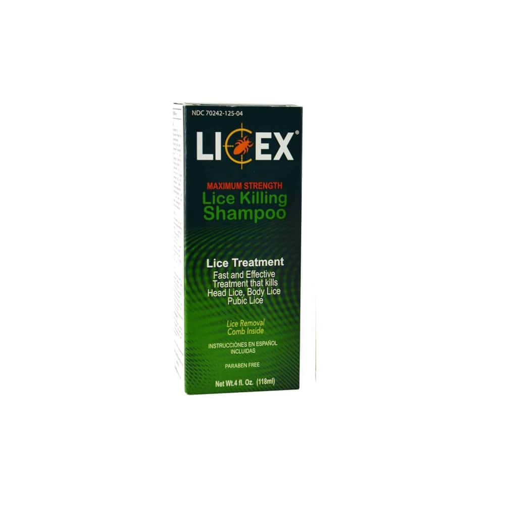 Champú antipiojos con peine Licex (4 oz / 118 ml) - Miniatura 1