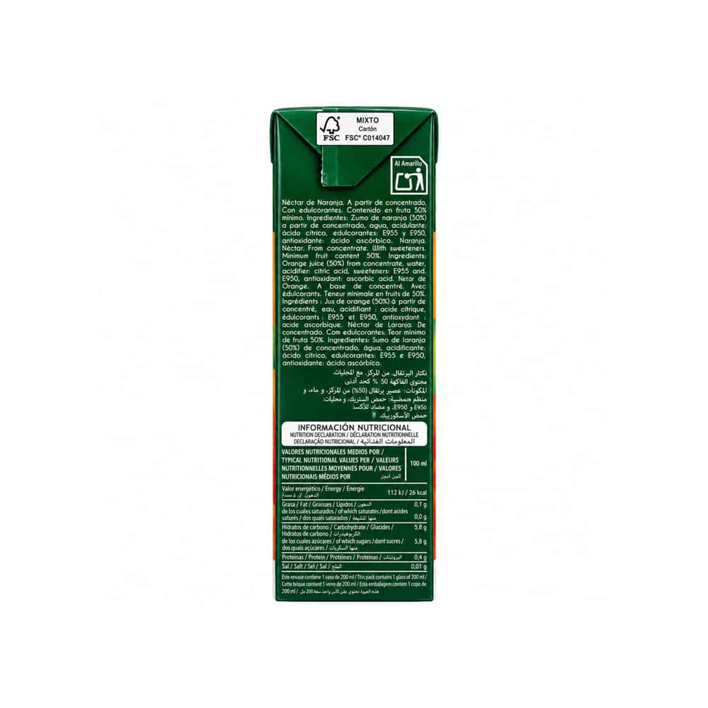 Néctar de naranja Mocitos (200 ml) - Miniatura 3