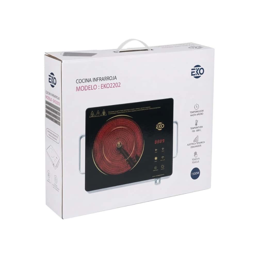 Cocina infrarroja compatible con todo tipo de utensilios 1500 W EKO EK02202 - Miniatura 3