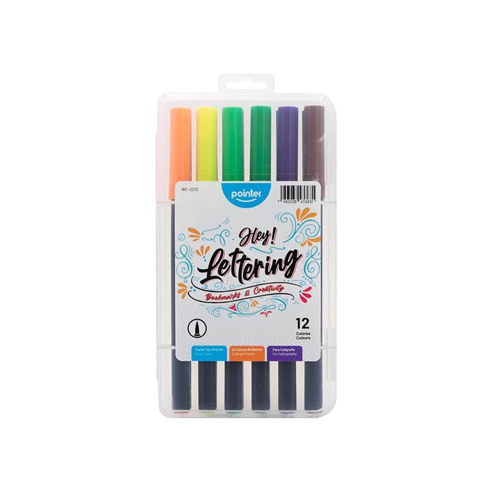 Juego de 12 marcadores Lettering Pointer - Miniatura 3