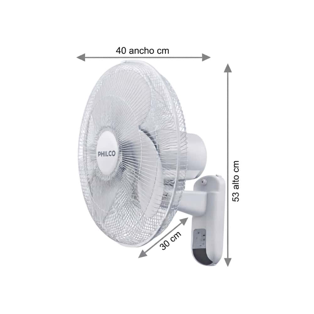 Ventilador de pared de 16 pulgadas con control remoto Philco PVP1853 - Miniatura 4