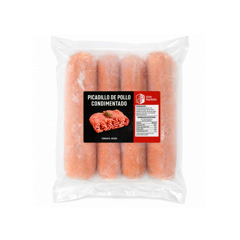 Picadillo de pollo condimentado Don Padrón (400 g / 14.11 oz) - Miniatura 1