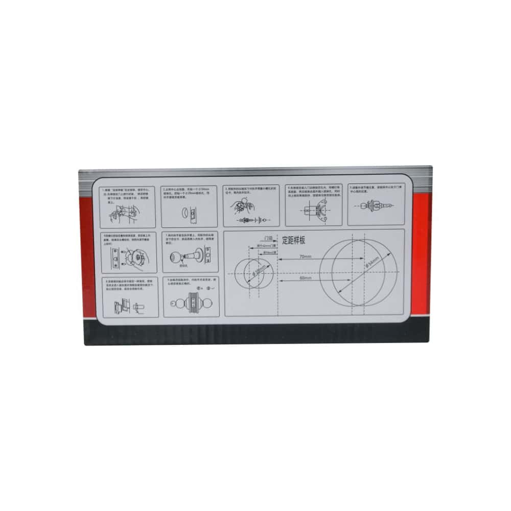 Picaporte tipo bola con cerradura Leke - Miniatura 5