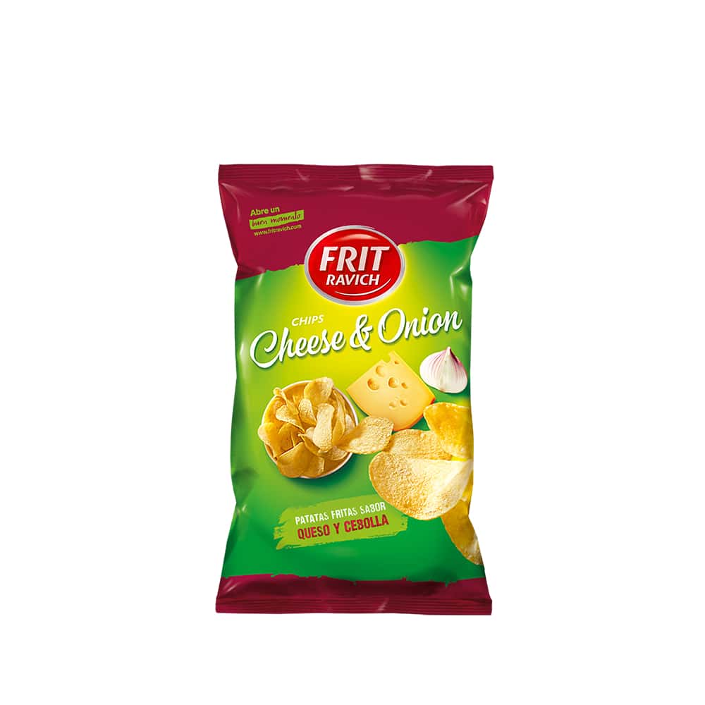 Papas chips de queso y cebolla Frit Ravich (38 g / 1.34 oz) - Miniatura 1