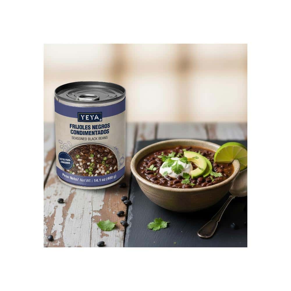 Frijoles Negros Condimentados YEYA (400 g / 14.1 oz) - Miniatura 2