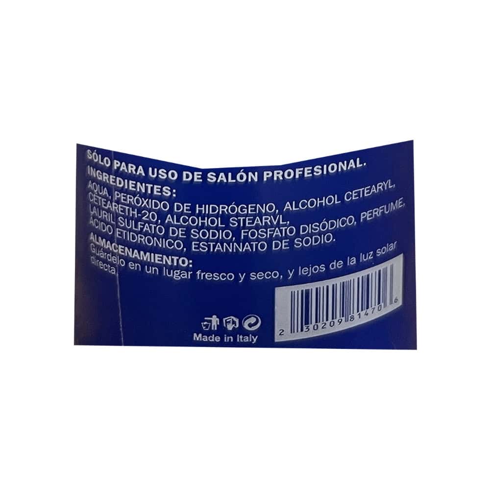 Peróxido en crema vol 20 al 6 % Beluxy Oggy (230 ml / 7.8 fl oz) - Miniatura 3