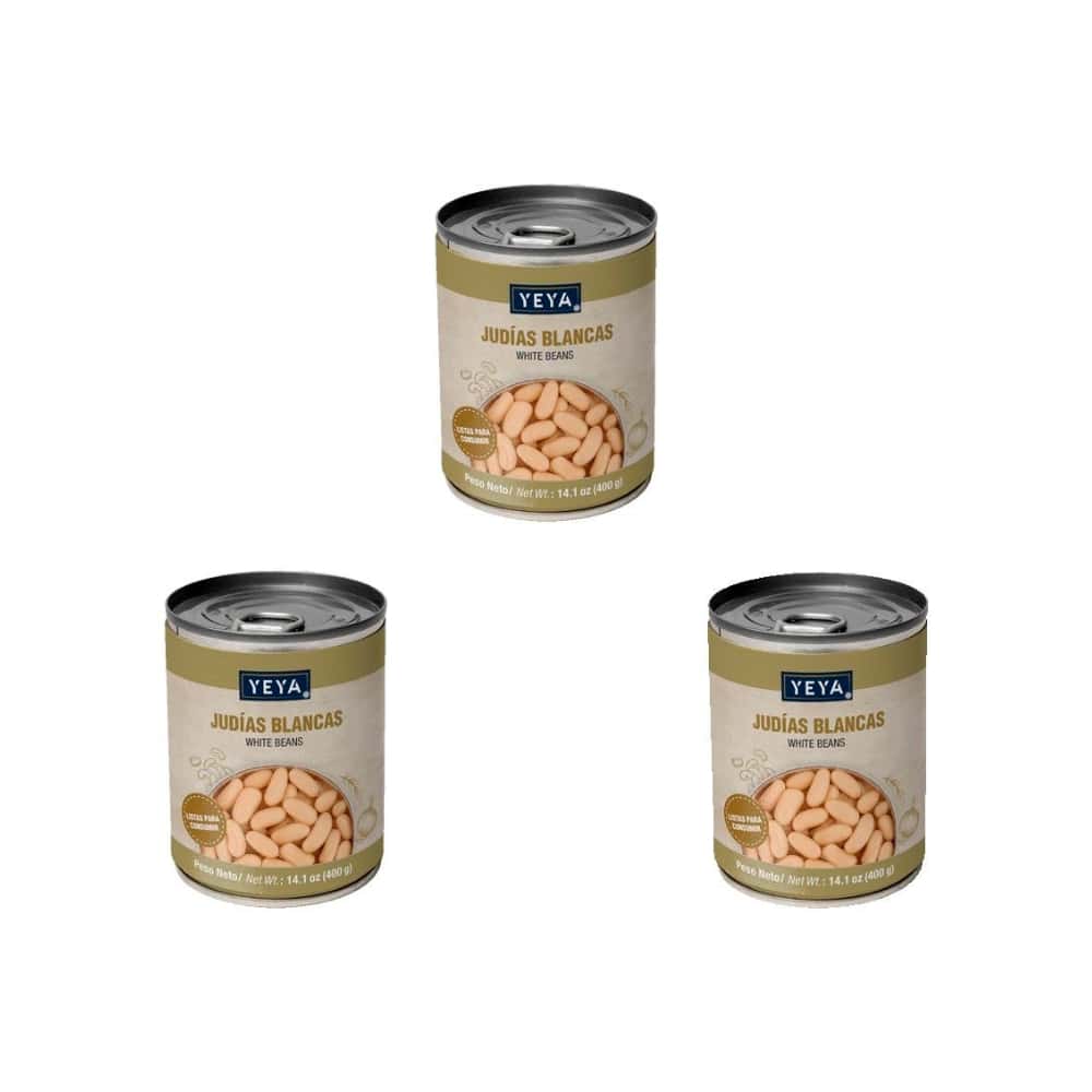 Judías Blancas YEYA (3 x 400 g / 14.1 oz) - Miniatura 1