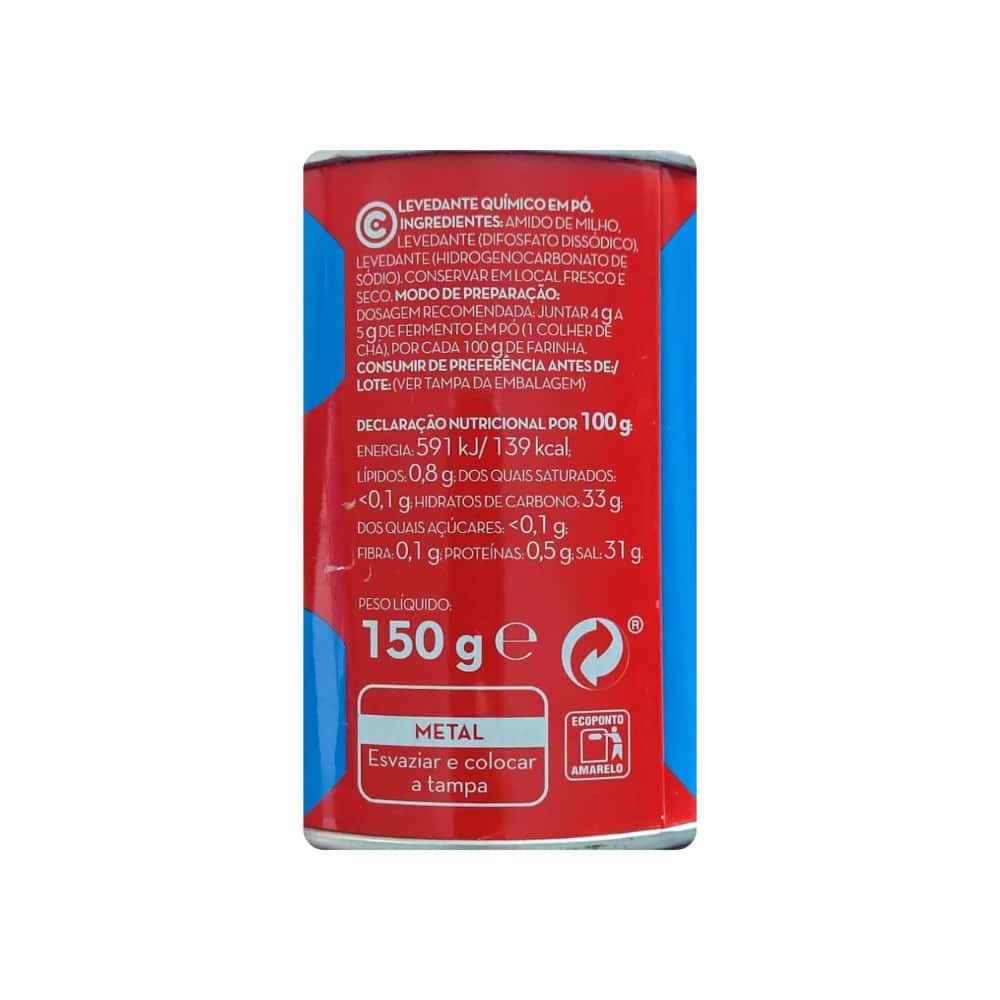 Levadura en polvo sin gluten Continente (150 g / 5.29 oz) - Miniatura 2