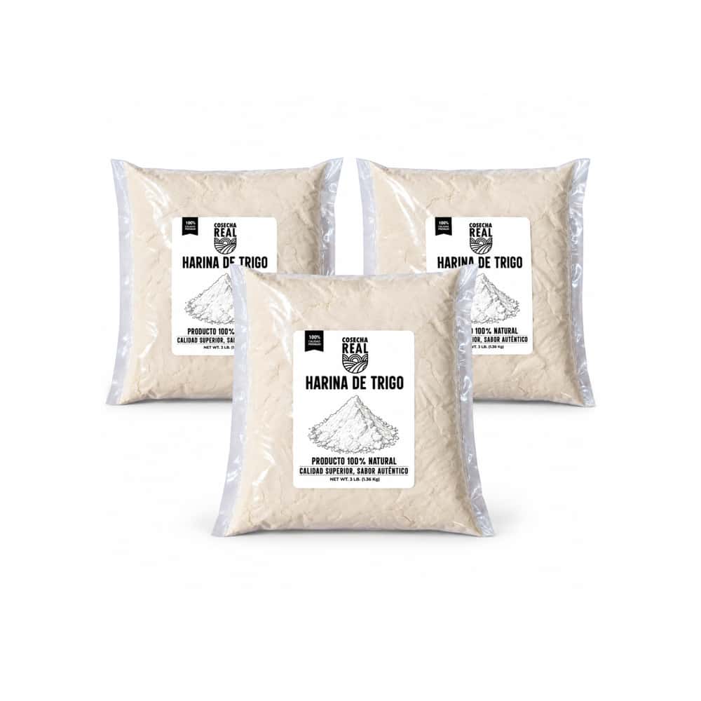 Harina de trigo Cosecha Real (3 x 1.36 kg / 3 lb) - Miniatura 1
