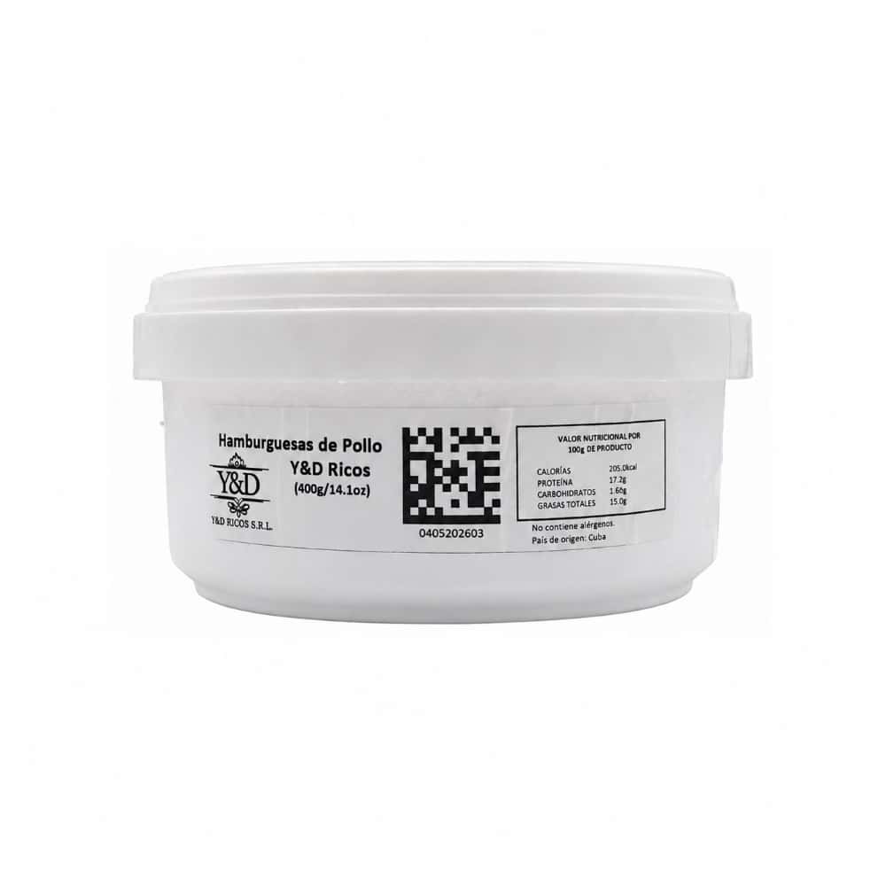 Hamburguesas de pollo Y&D Ricos (400 g / 14.11 oz) - Miniatura 3