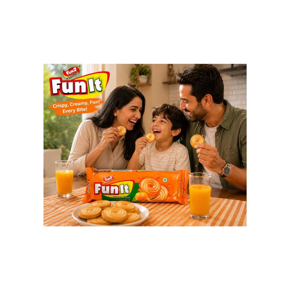 Galleta de crema con sabor a naranja Fun2 (6 x 36 g / 1.27 oz) - Miniatura 5