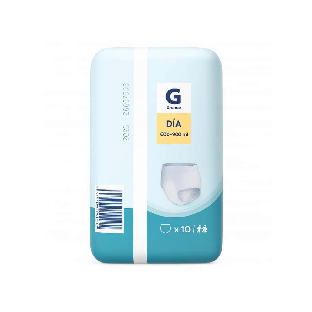 Pañales desechables para adultos talla G día Orlys (10 U) - Miniatura 2