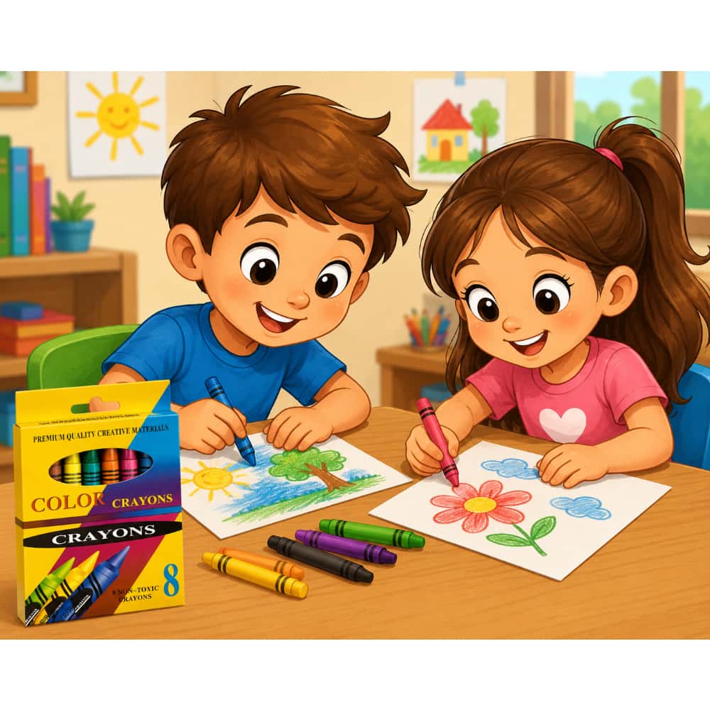 Crayolas para colorear Crayons (8 U) - Miniatura 3