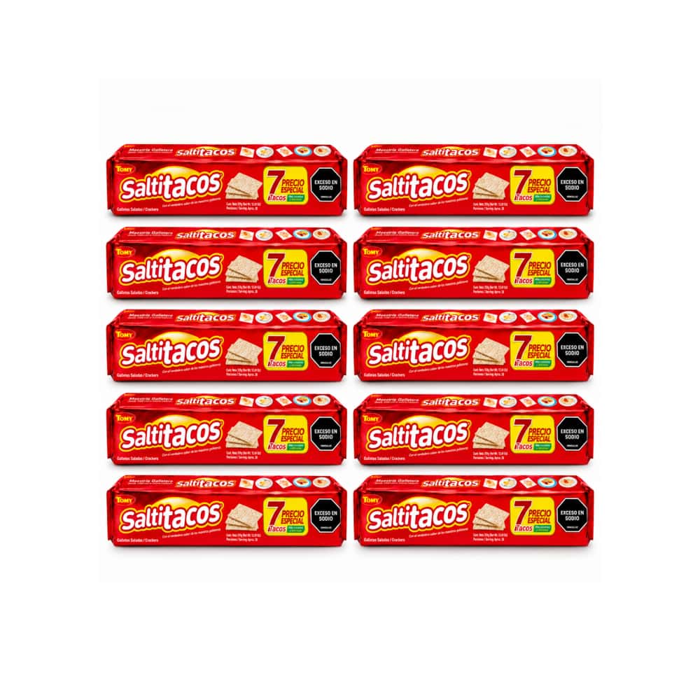 Galletas saladas Tomy Saltitacos (10 x 595 g / 1.3 lb) - Miniatura 1
