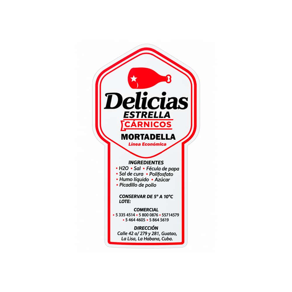 Mortadella línea económica Delicias Estrella (420 g / 14.81 oz) - Miniatura 2