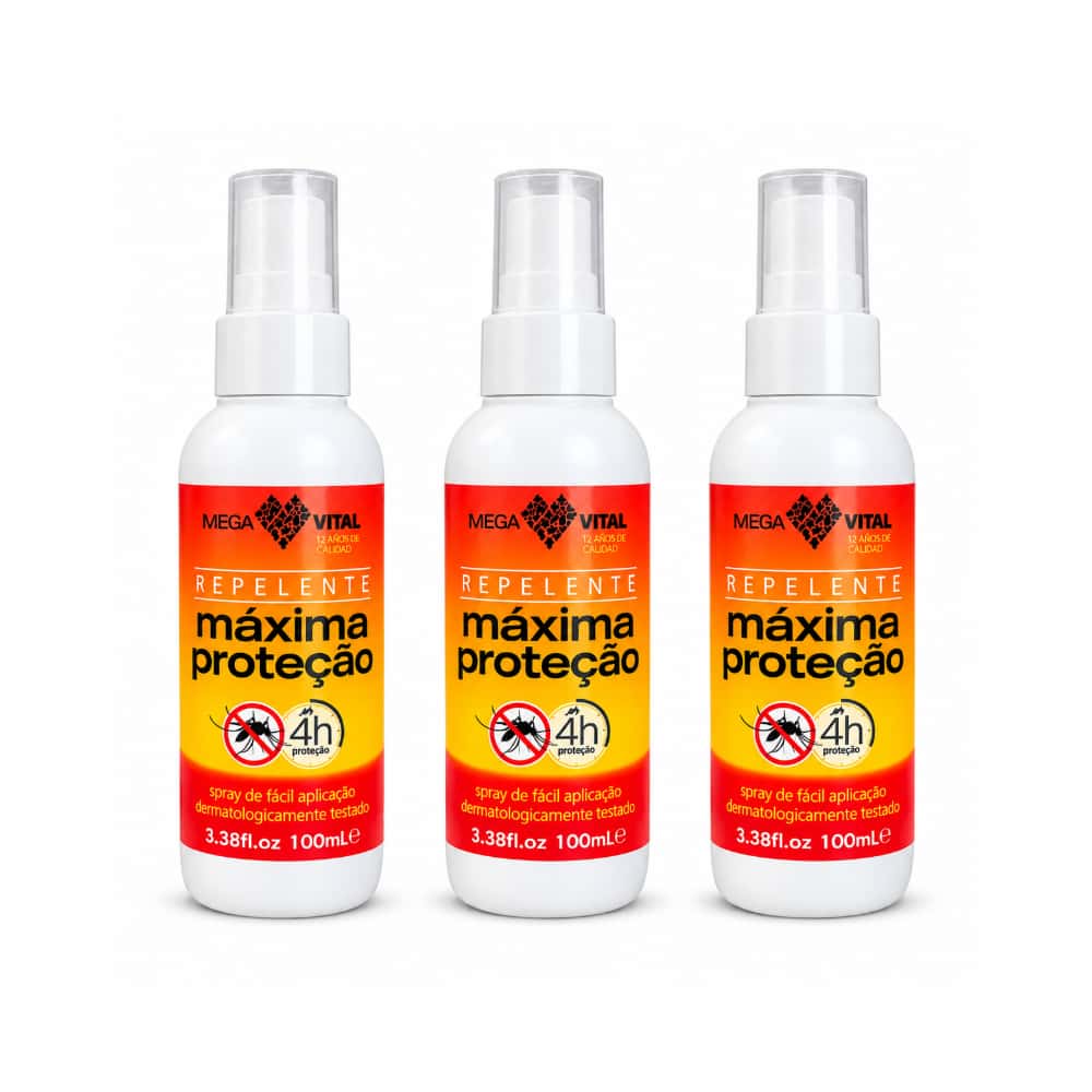 Repelente aerosol Mega Vital (3 x 100 ml) - Miniatura 1