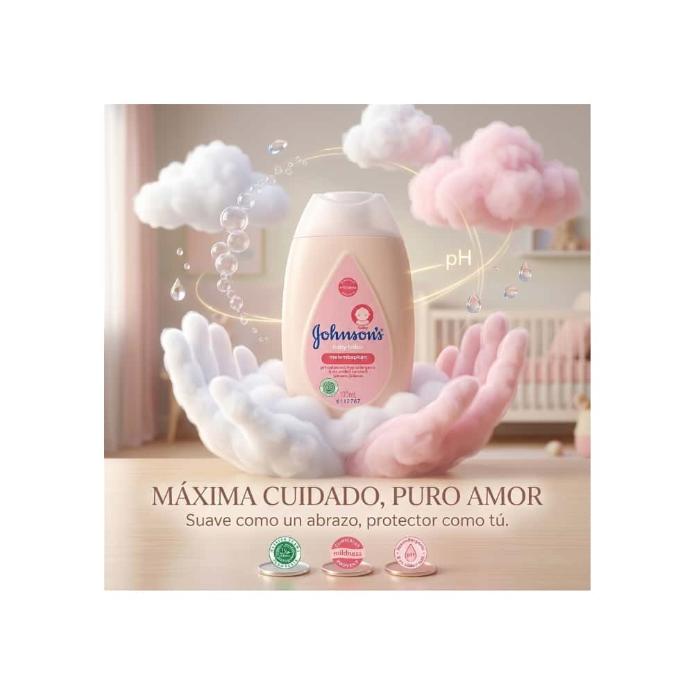 Loción de bebé Johnson's (100 ml) - Miniatura 4