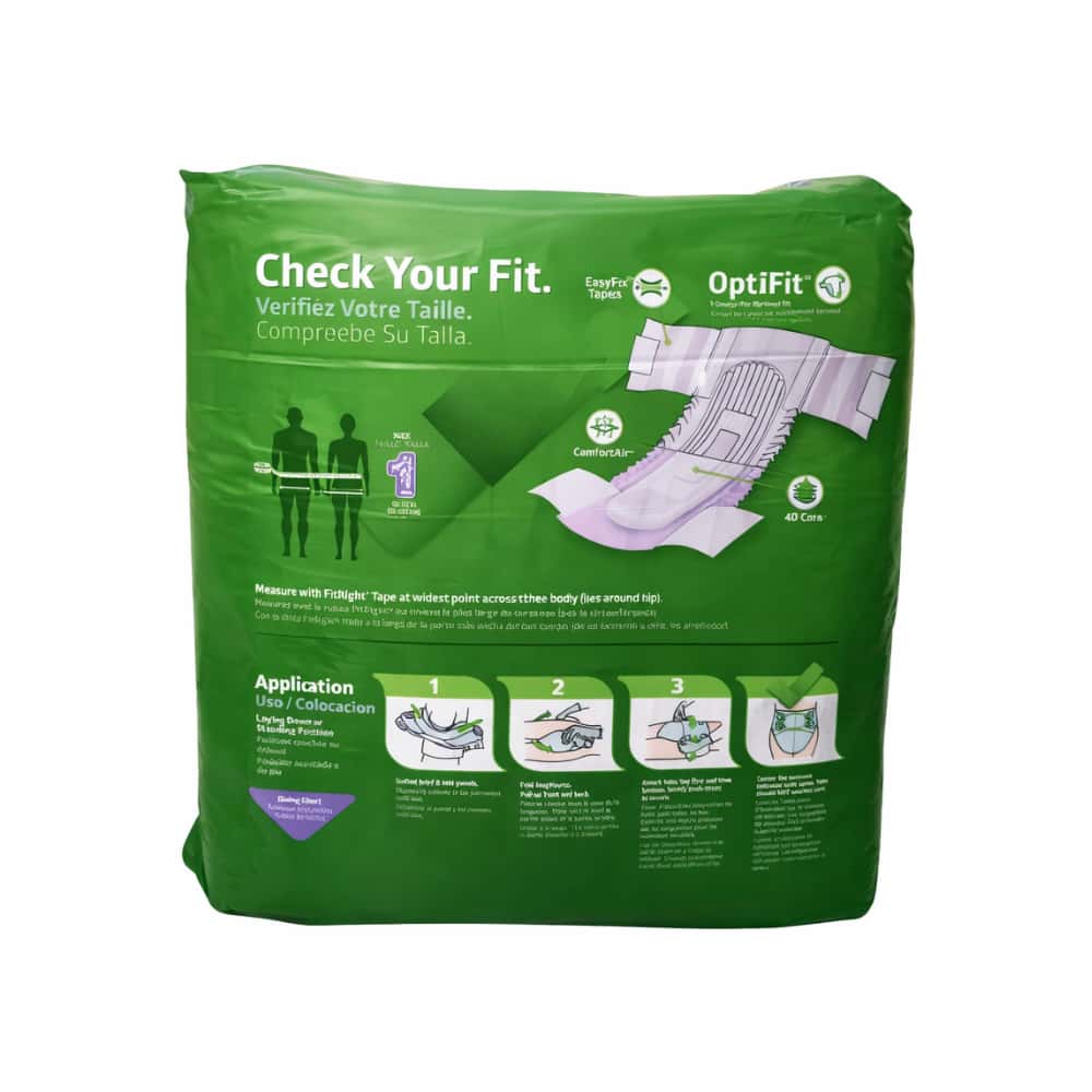 Culeros desechables para adultos talla MD/LG FitRight (20 U) - Miniatura 3