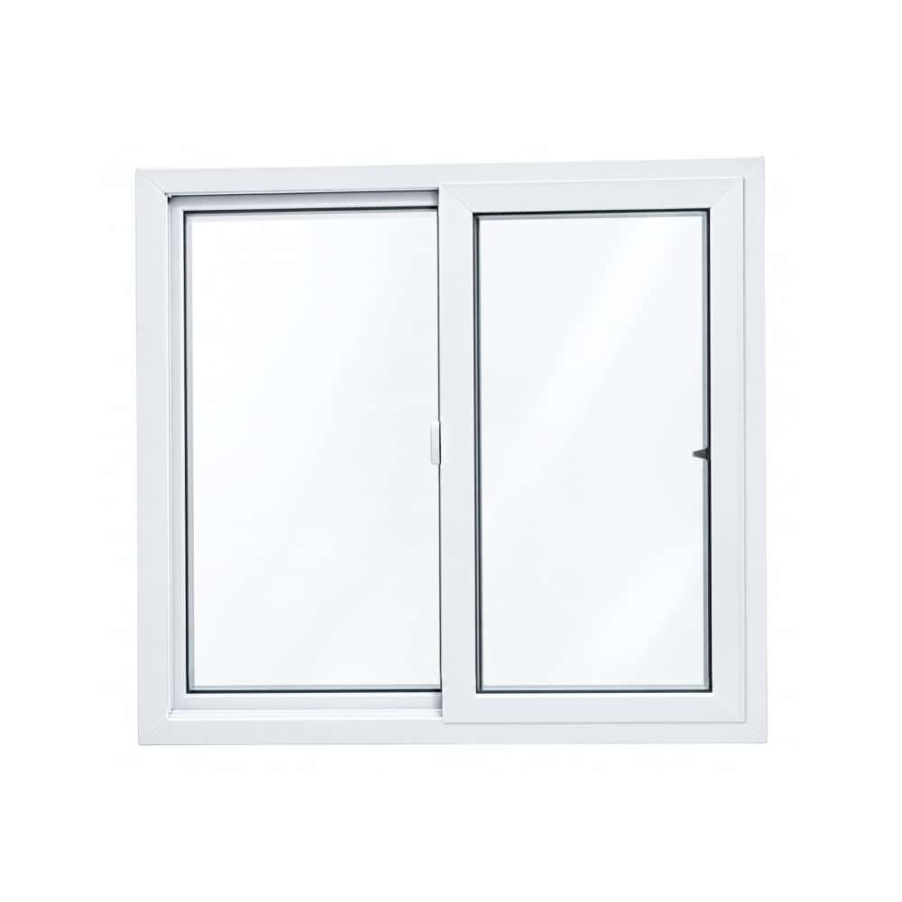 Ventana corrediza de u-PVC con malla antiinsectos 1.00 m x 1.20 m Rudenkov - Miniatura 1