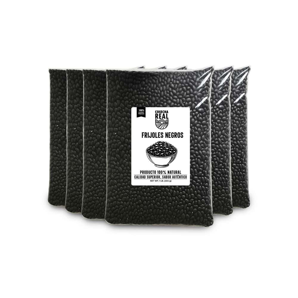 Frijoles negros Cosecha Real (6 x 454 g / 1 lb) - Miniatura 1
