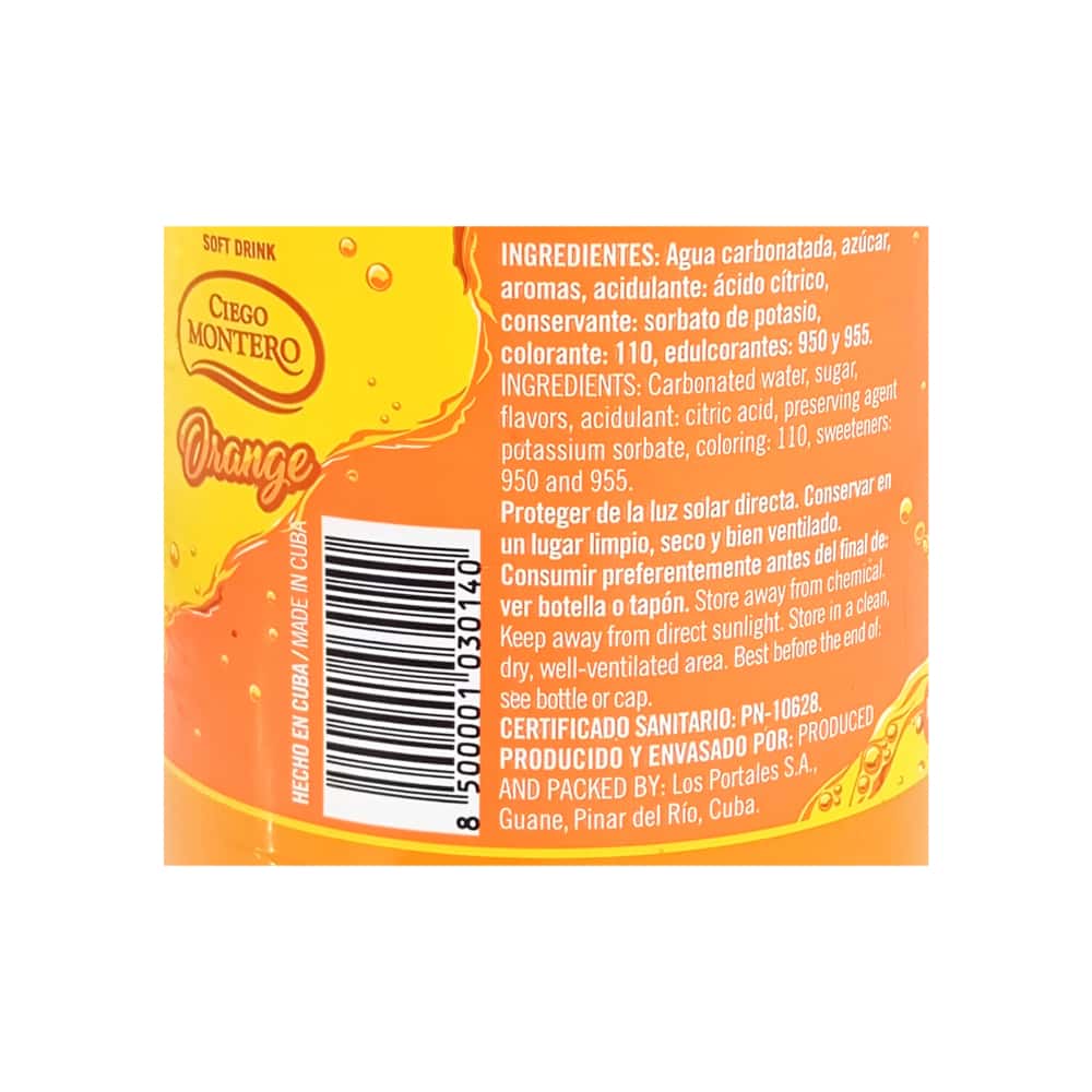 Refresco sabor naranja Ciego Montero (1500 ml) - Miniatura 9