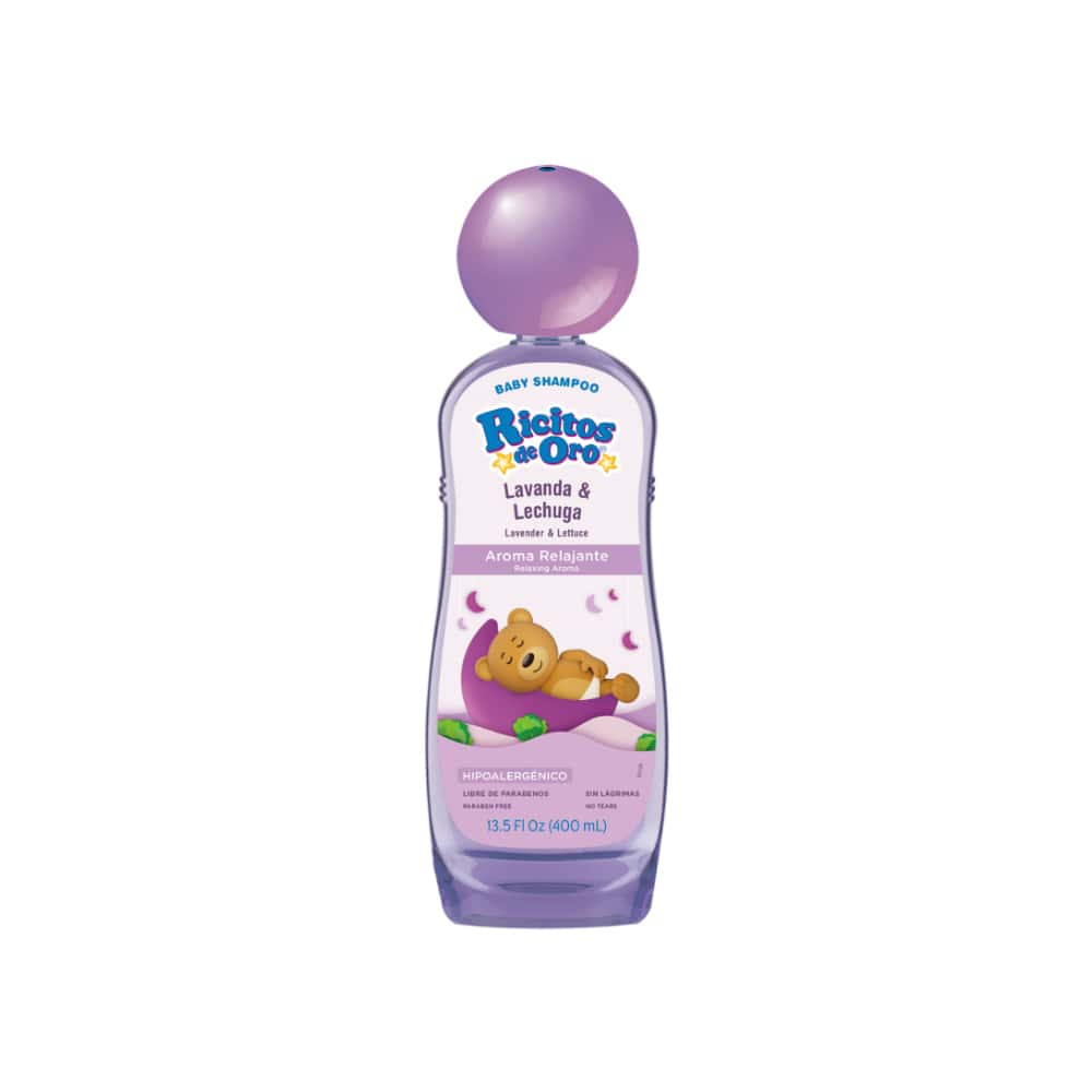 Champú de lavanda y lechuga para bebé Ricitos de Oro (400 ml / 13.5 fl.oz) - Miniatura 1