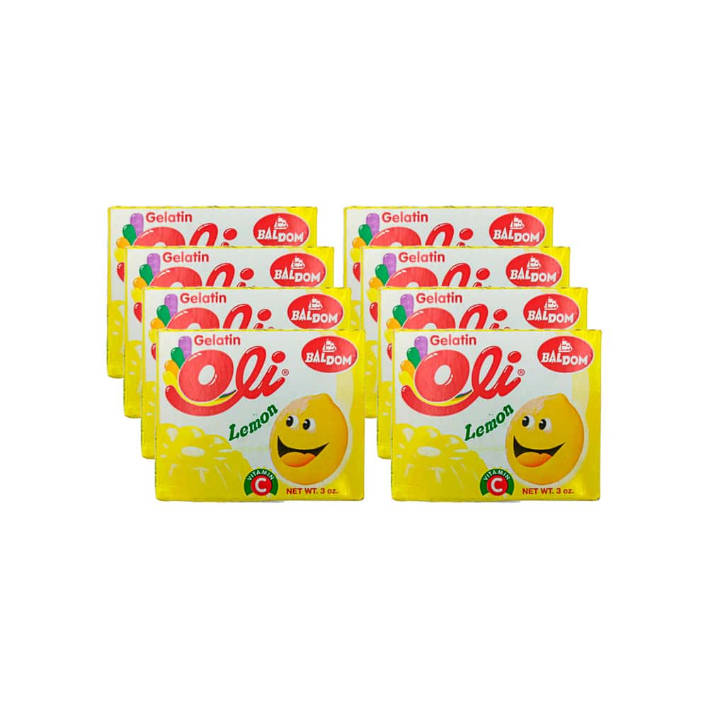 Gelatina sabor limón Oli (8 x 85 g / 3 oz) - Miniatura 1