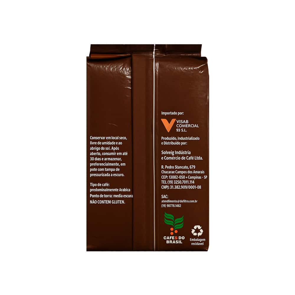 Café tostado y molido extra fuerte Dufiltro (2 x 250 g / 8.8 oz) - Miniatura 3