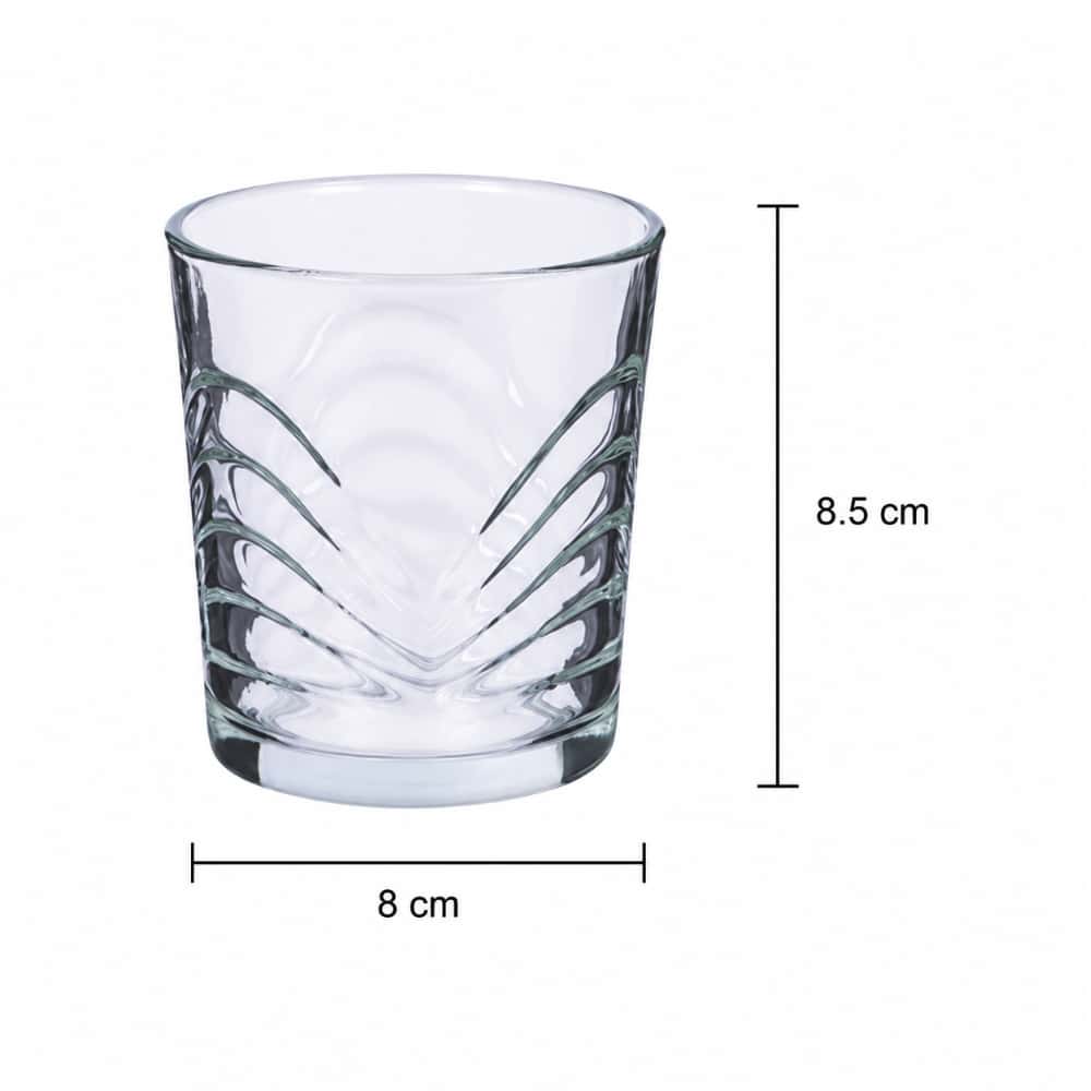 Juego de 6 vasos cristal agua Ibiza 260 ml Alessandro - Miniatura 3