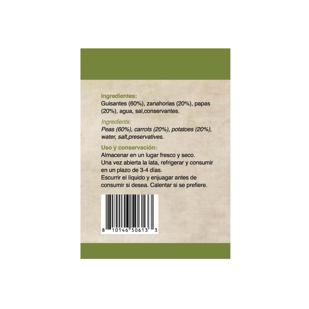 Verduras Mixtas YEYA (5 x 400 g / 14.1 oz) - Miniatura 3