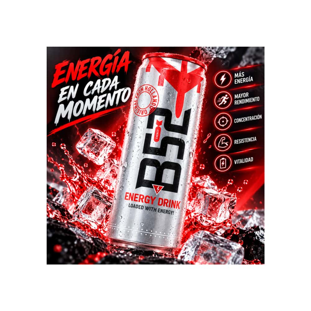 Bebida energizante B52 (12 x 250 ml) - Miniatura 4