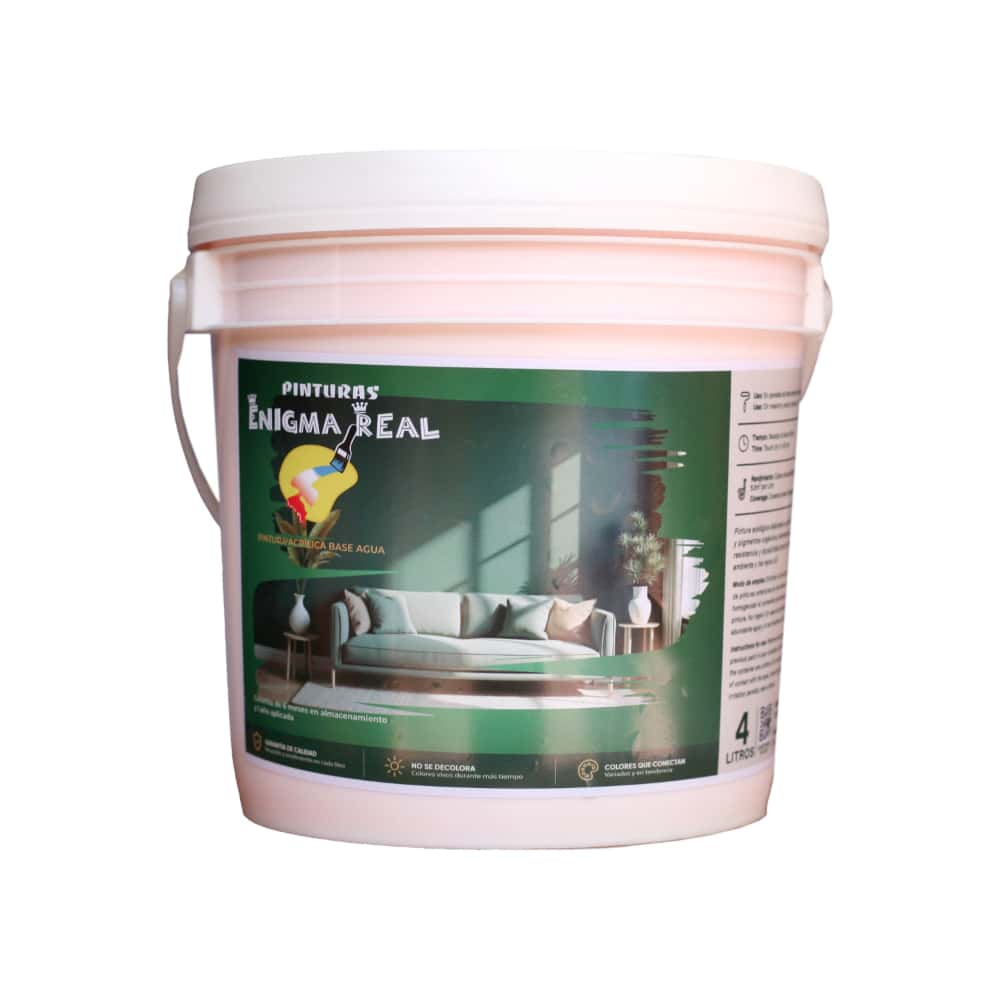 Pintura Acrílica Salmón Enigma Real (4 L) - Miniatura 1