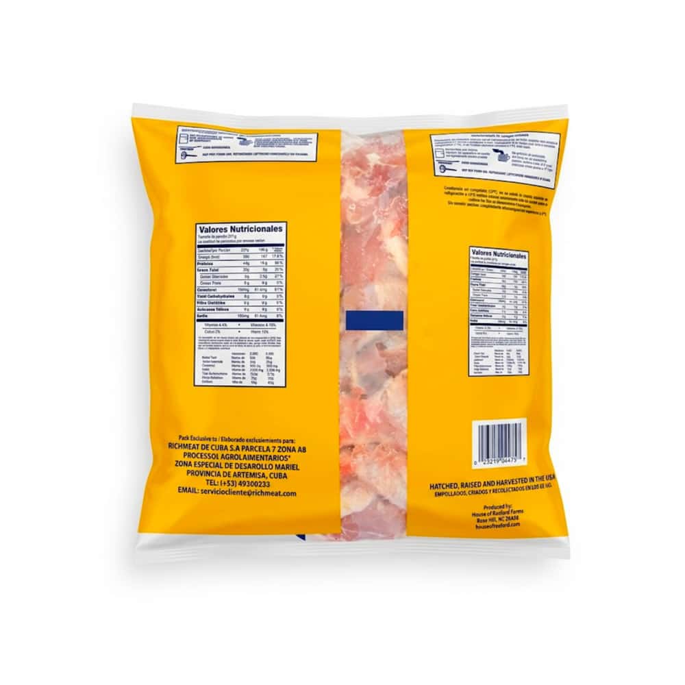 Muslos de pollo congelados La Favorita (4.54 kg / 10 lb) - Miniatura 2
