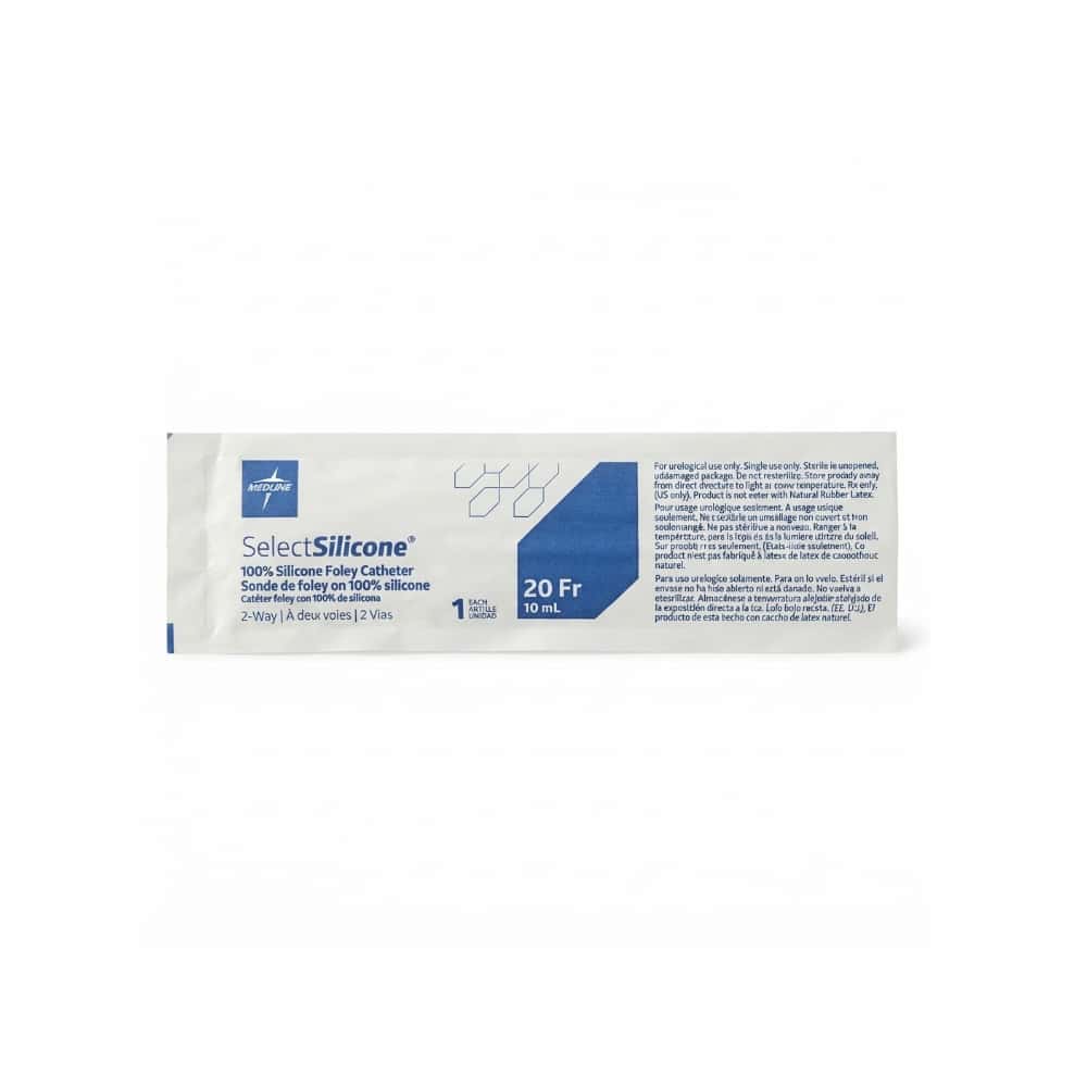 Catéter Foley 2 vías de silicona 20 fr / 10 ml Medline - Miniatura 2