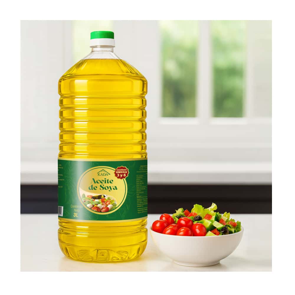 Aceite de soya Kada (3 L) - Miniatura 5