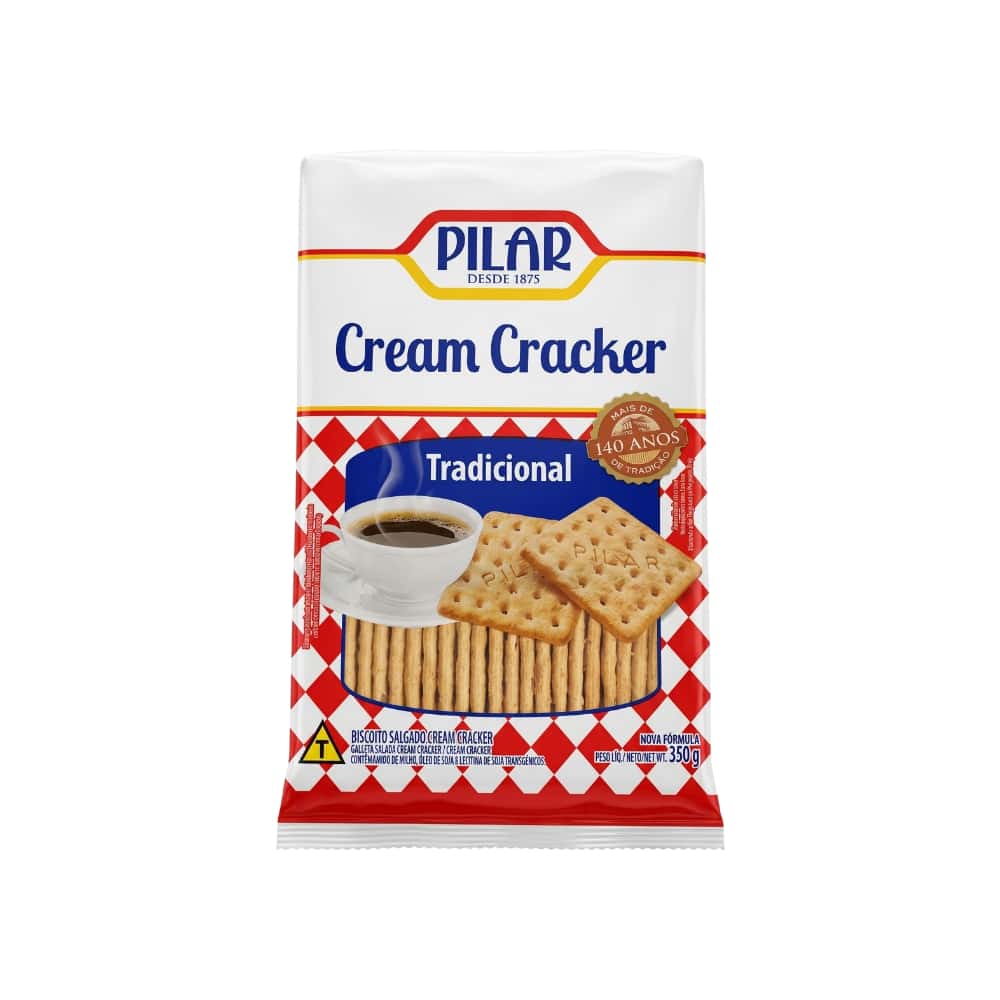 Galletas saladas cream cracker tradicional Pilar (350 g / 12.3 oz) - Miniatura 1