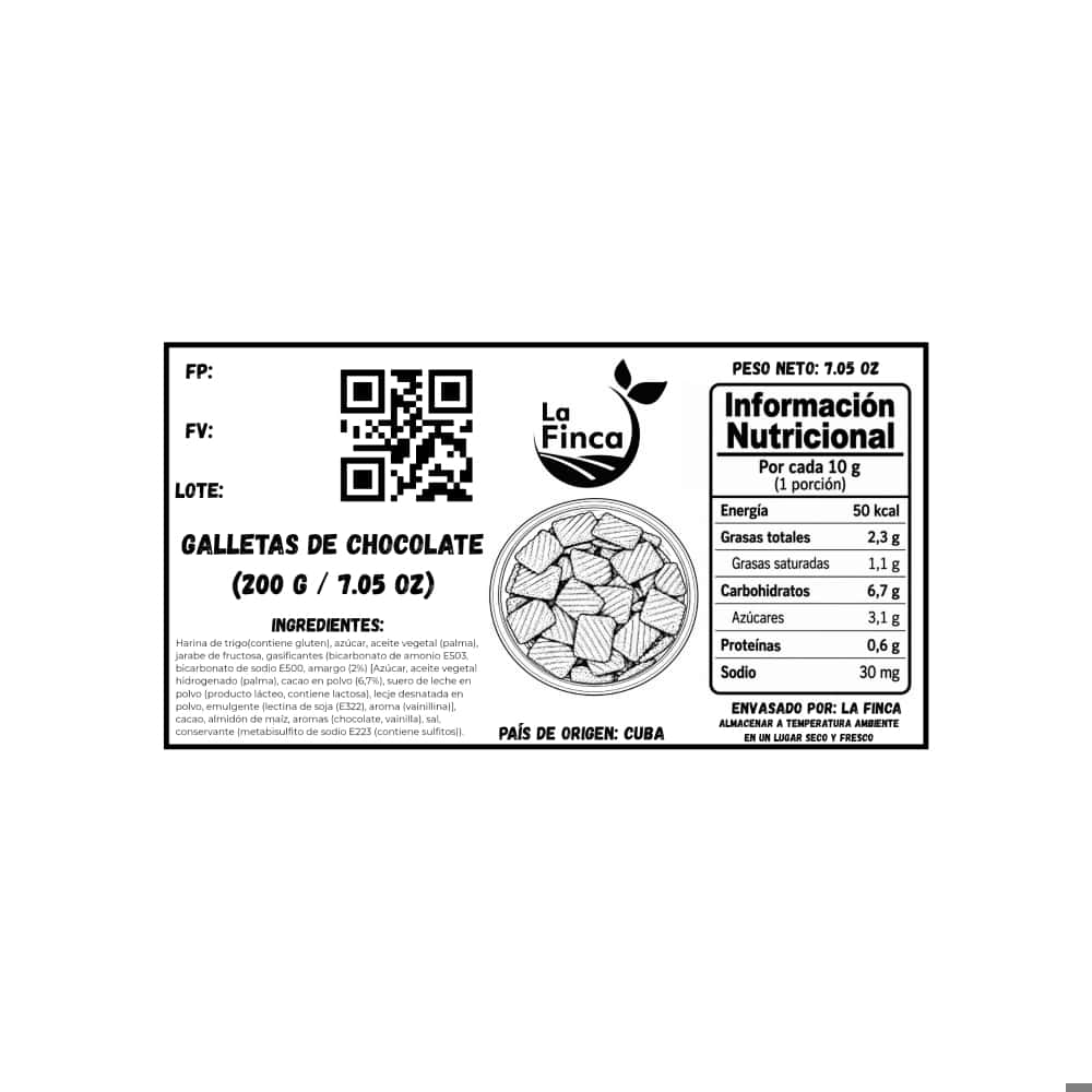 Galletas de chocolate La Finca (200 g / 7.05 oz) - Miniatura 2