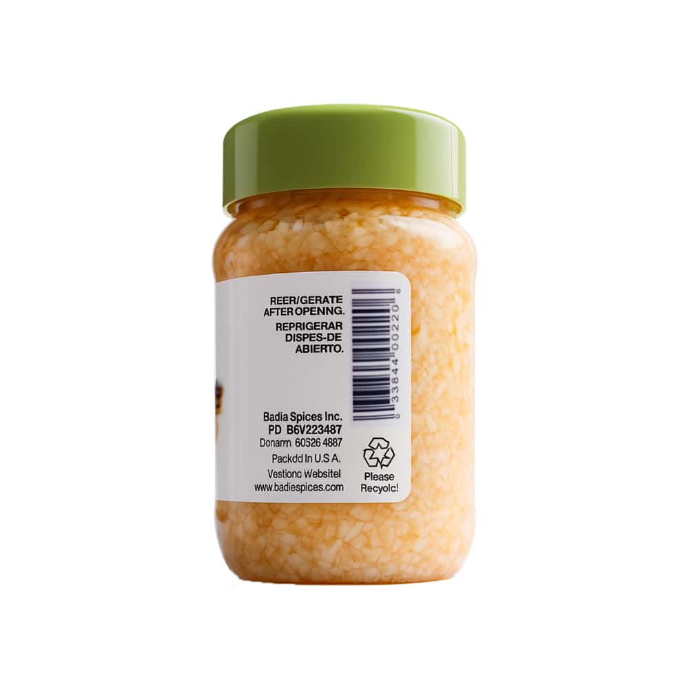 Ajo finamente picado en aceite de oliva Badía (226.7 g / 8 oz) - Miniatura 3