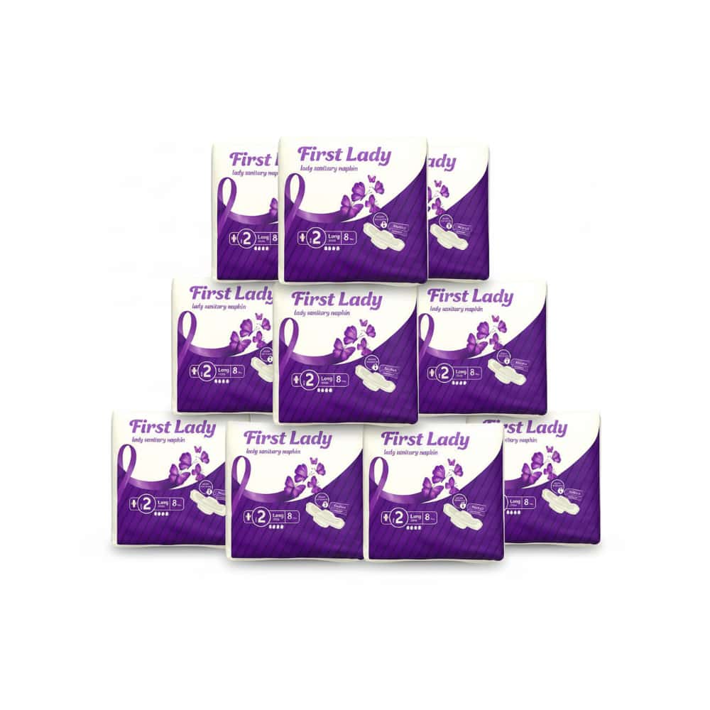 Toallas sanitarias largas First Lady (10 x 8 U) - Miniatura 1