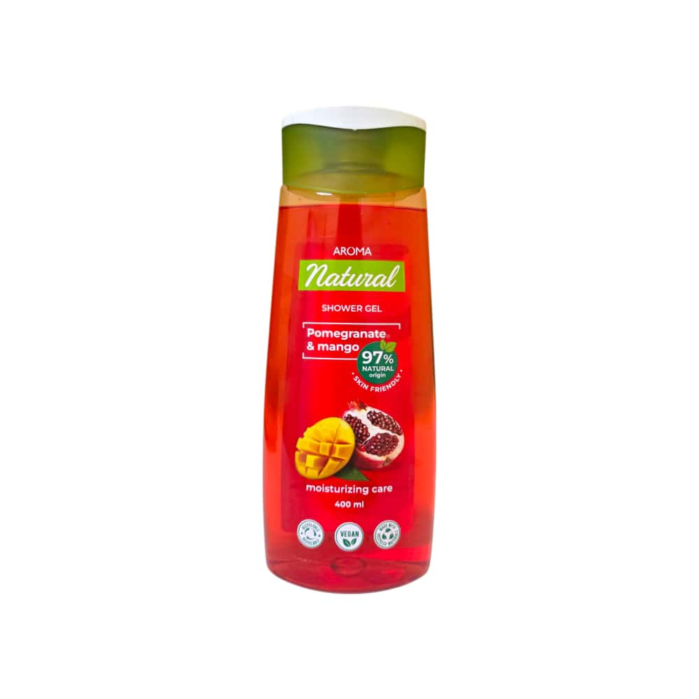 Gel de baño de granada y mango Aroma Natural (400 ml) - Miniatura 1