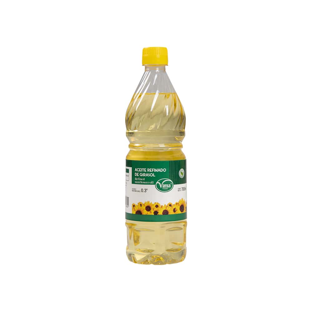 Aceite refinado de girasol Vima Foods (700 ml) - Miniatura 1