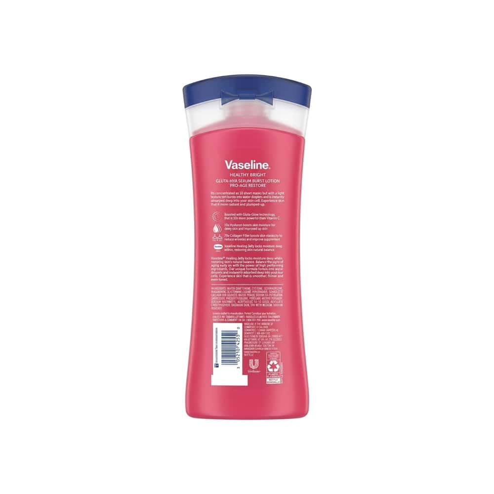 Loción corporal Healthy Bright Gluta-Hya hidratante y nutritiva Vaseline (400 ml) - Miniatura 2