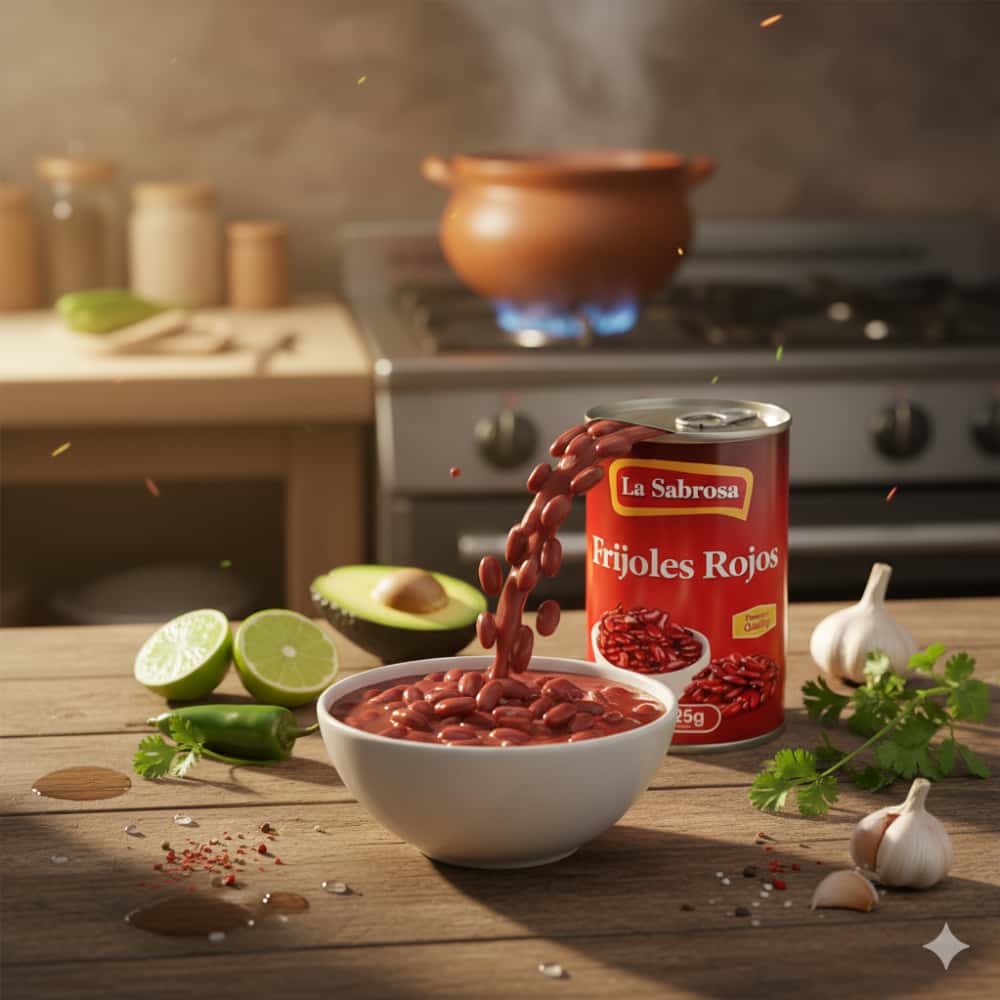 Frijoles rojos enlatados La Sabrosa (425 g / 15 oz) - Miniatura 5