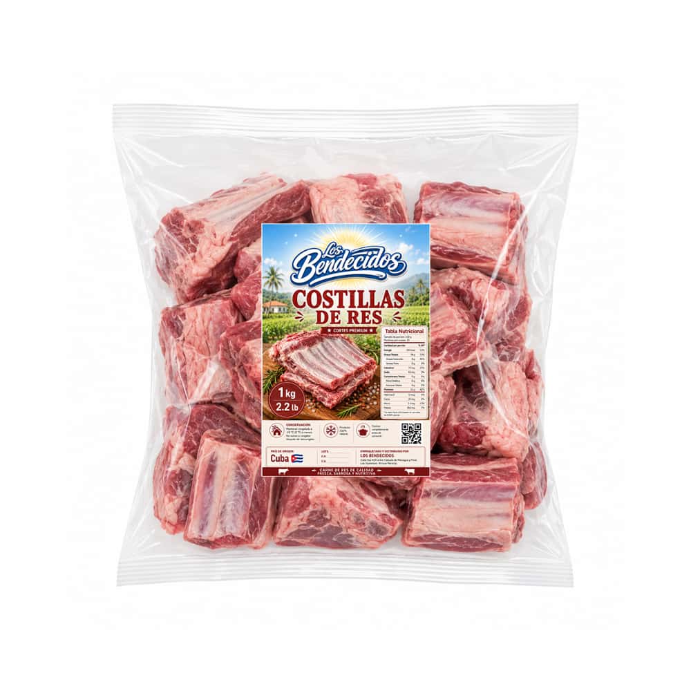 Costillas de res Los Bendecidos (1 kg / 2.2 lb) - Miniatura 1