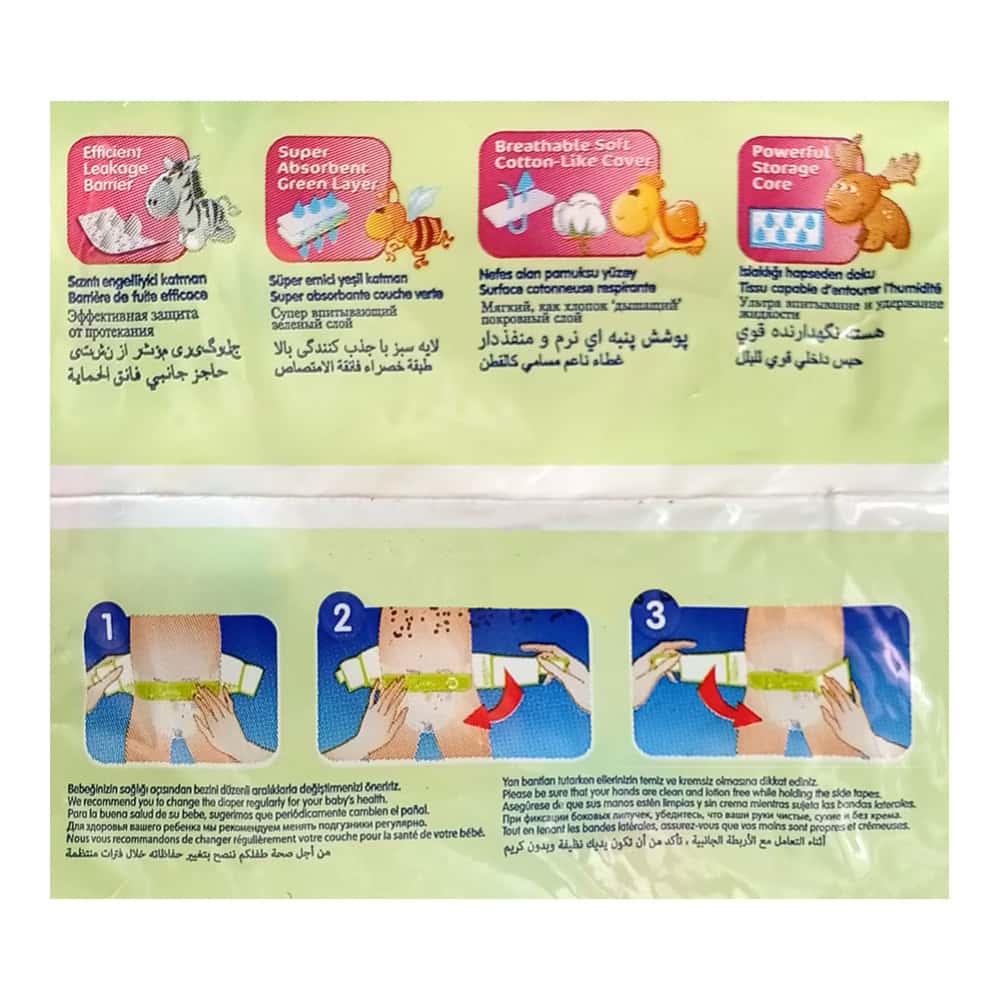 Pañales desechables - culeros - para bebé etapa 2 Mini Lulla Baby (20 x 9 U) - Miniatura 3